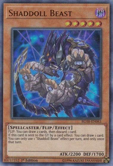 Shaddoll Beast Battles of Legend: Hero's Revenge Yu-Gi-Oh! card