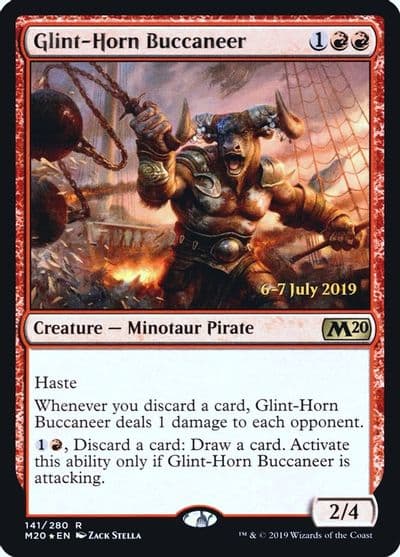 Glint Horn Buccaneer Prerelease Cards Magic card