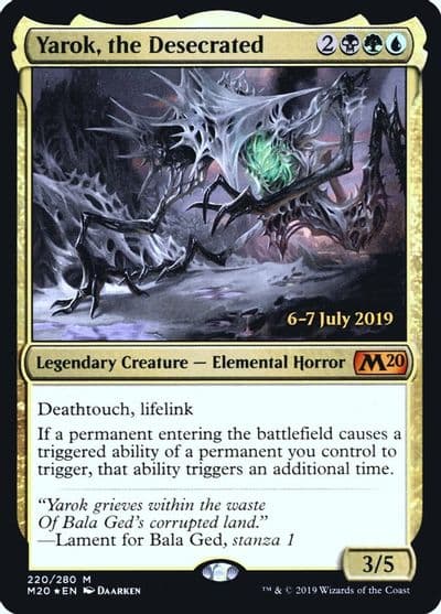 Yarok the Desecrated Prerelease Cards Magic card