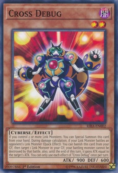 Cross Debug Rising Rampage Yu-Gi-Oh! card