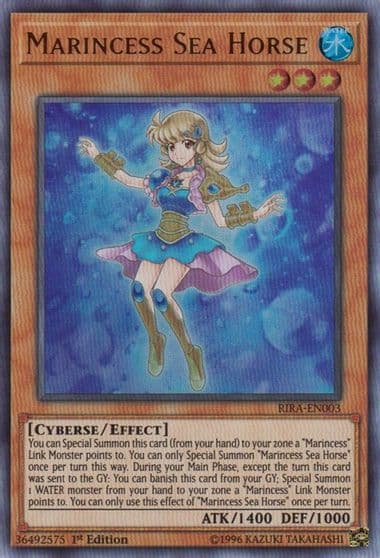 Marincess Sea Horse Rising Rampage Yu-Gi-Oh! card