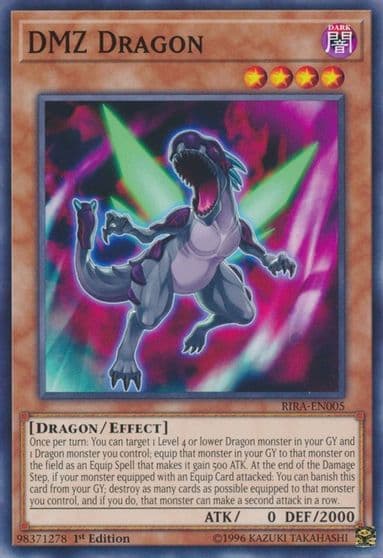 DMZ Dragon Rising Rampage Yu-Gi-Oh! card