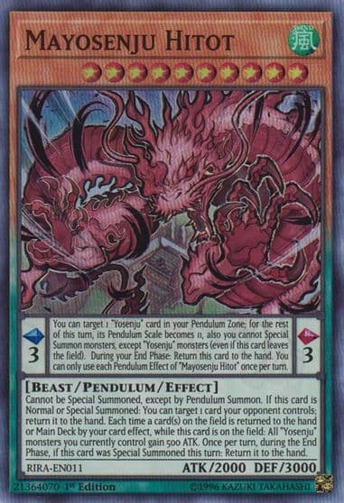 Mayosenju Hitot Rising Rampage Yu-Gi-Oh! card