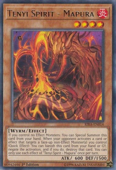 Tenyi Spirit Mapura Rising Rampage Yu-Gi-Oh! card