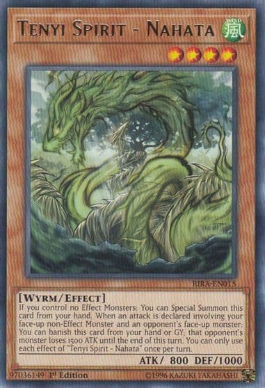 Tenyi Spirit Nahata Rising Rampage Yu-Gi-Oh! card