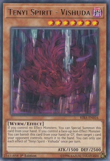 Tenyi Spirit Vishuda Rising Rampage Yu-Gi-Oh! card
