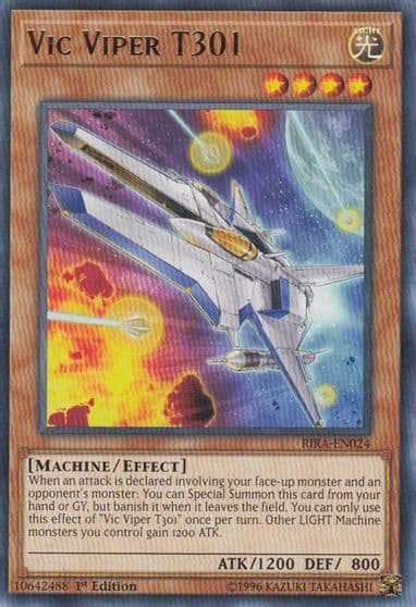 Vic Viper T301 Rising Rampage Yu-Gi-Oh! card
