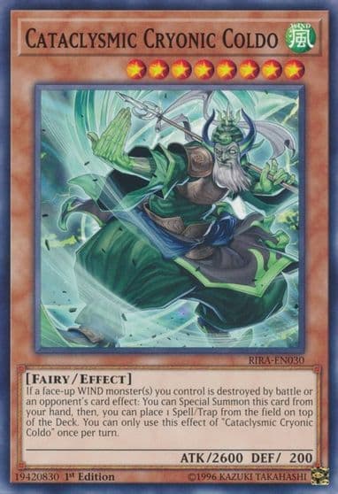 Cataclysmic Cryonic Coldo Rising Rampage Yu-Gi-Oh! card