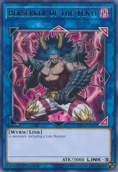 Berserker of the Tenyi Rising Rampage Yu-Gi-Oh! card