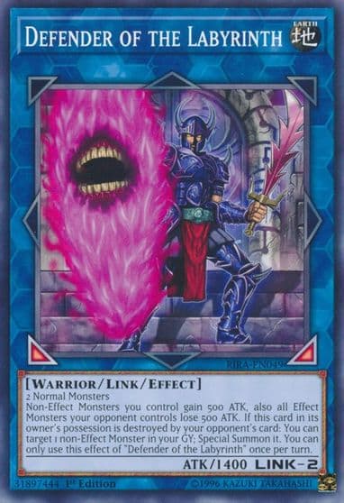 Defender of the Labyrinth Rising Rampage Yu-Gi-Oh! card