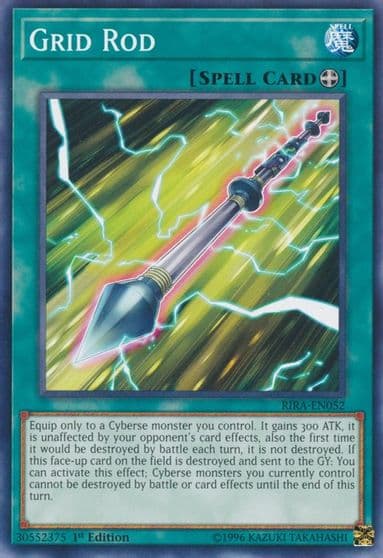 Grid Rod Rising Rampage Yu-Gi-Oh! card