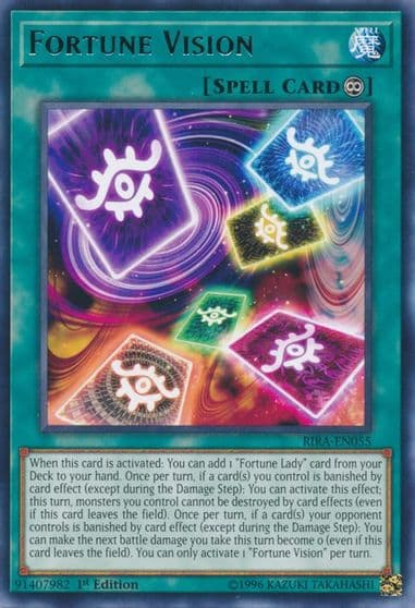Fortune Vision Rising Rampage Yu-Gi-Oh! card