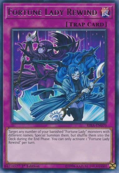 Fortune Lady Rewind Rising Rampage Yu-Gi-Oh! card