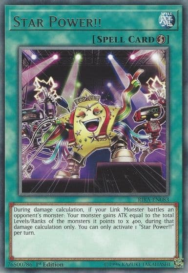 Star Power Rising Rampage Yu-Gi-Oh! card