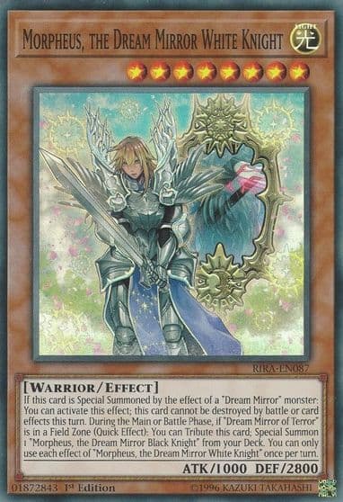 Morpheus the Dream Mirror White Knight Rising Rampage Yu-Gi-Oh! card