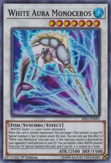 White Aura Monoceros Rising Rampage Yu-Gi-Oh! card