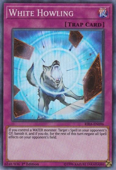 White Howling Rising Rampage Yu-Gi-Oh! card
