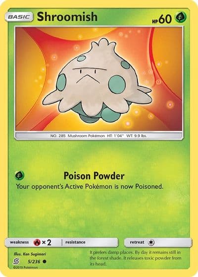 Shroomish SM - Unified Minds Pokemon card