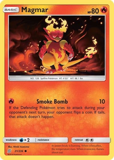 Magmar SM - Unified Minds Pokemon card