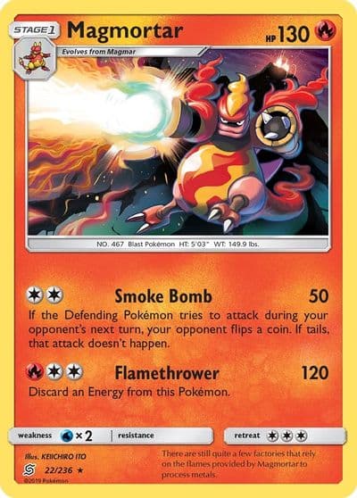 Magmortar SM - Unified Minds Pokemon card