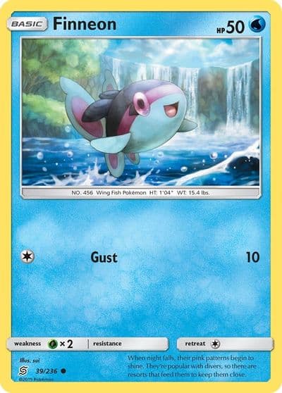 Finneon SM - Unified Minds Pokemon card