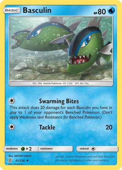 Basculin SM - Unified Minds Pokemon card