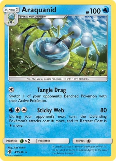 Araquanid SM - Unified Minds Pokemon card