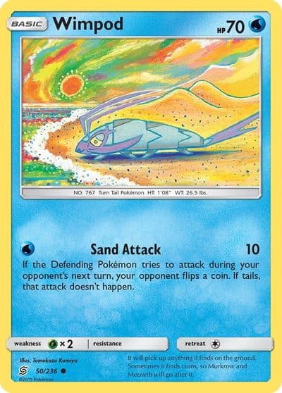 Wimpod SM - Unified Minds Pokemon card