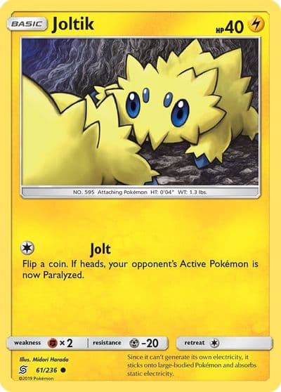 Joltik SM - Unified Minds Pokemon card