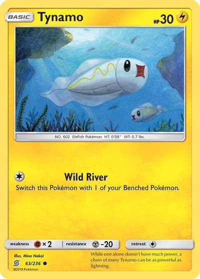 Tynamo (63) SM - Unified Minds Pokemon card