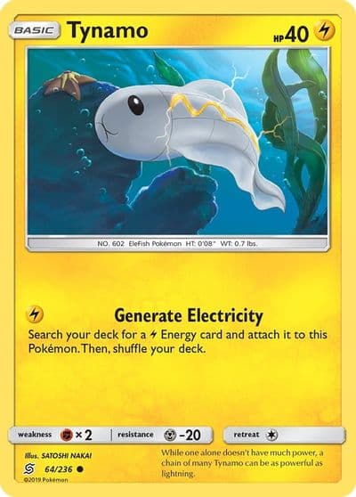 Tynamo (64) SM - Unified Minds Pokemon card