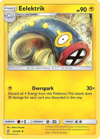 Eelektrik SM - Unified Minds Pokemon card