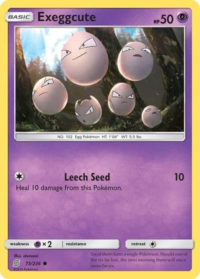 Exeggcute SM - Unified Minds Pokemon card
