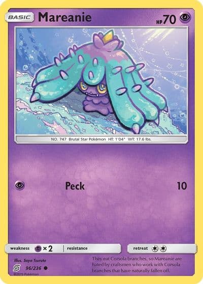 Mareanie SM - Unified Minds Pokemon card