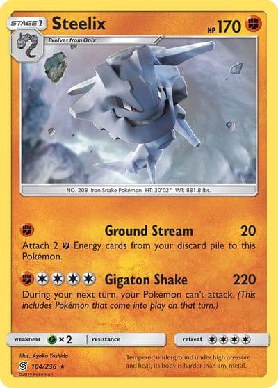 Steelix SM - Unified Minds Pokemon card