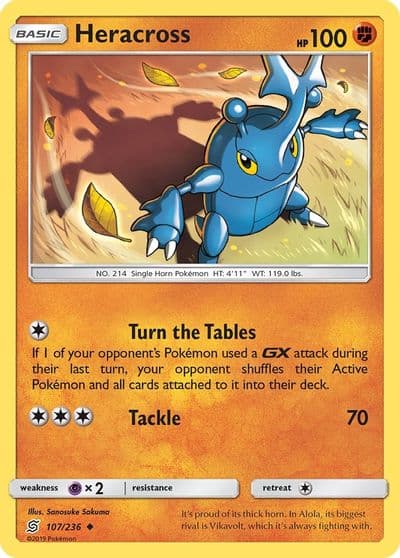 Heracross SM - Unified Minds Pokemon card