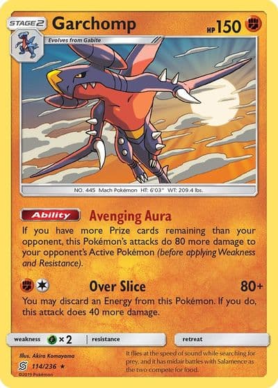 Garchomp SM - Unified Minds Pokemon card
