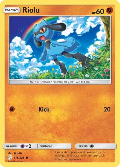 Riolu (115) SM - Unified Minds Pokemon card