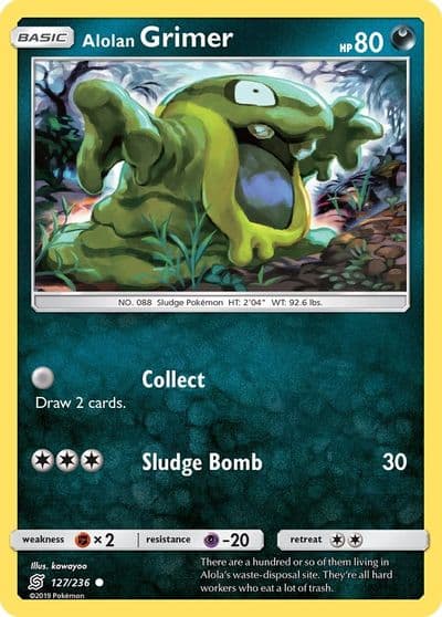 Alolan Grimer SM - Unified Minds Pokemon card
