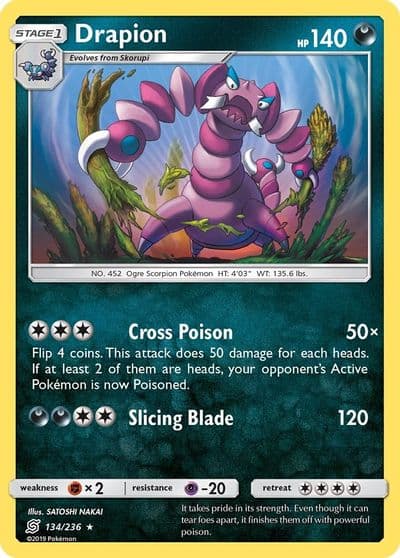 Drapion SM - Unified Minds Pokemon card