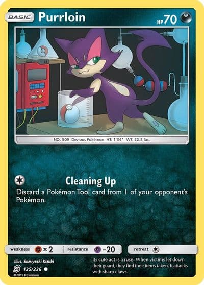 Purrloin SM - Unified Minds Pokemon card