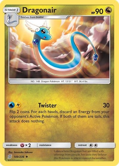 Dragonair (149) SM - Unified Minds Pokemon card