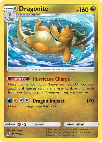 Dragonite SM - Unified Minds Pokemon card