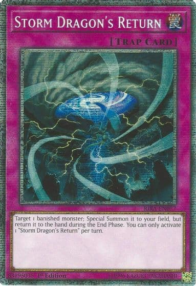 Storm Dragons Return Starlight Rare Rising Rampage Yu-Gi-Oh! card