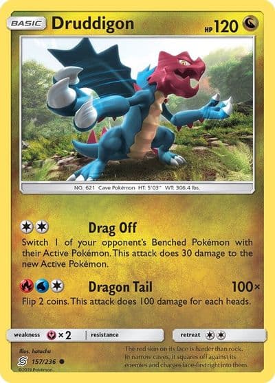 Druddigon SM - Unified Minds Pokemon card