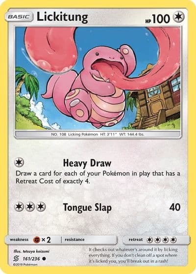 Lickitung SM - Unified Minds Pokemon card