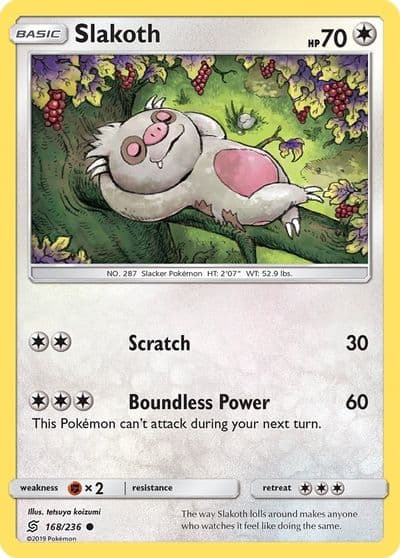 Slakoth (168) SM - Unified Minds Pokemon card