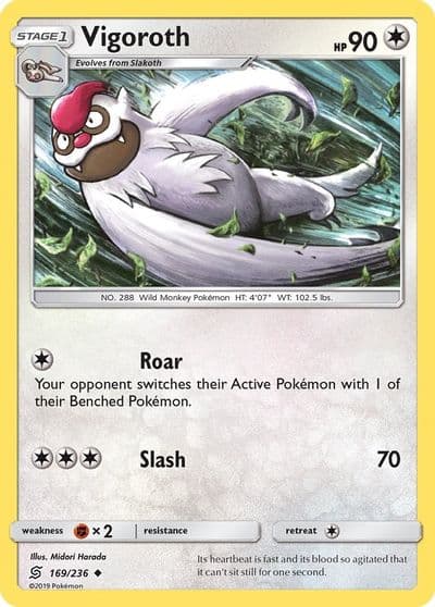Vigoroth SM - Unified Minds Pokemon card