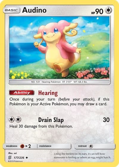Audino SM - Unified Minds Pokemon card