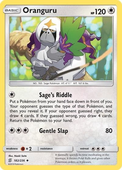 Oranguru SM - Unified Minds Pokemon card